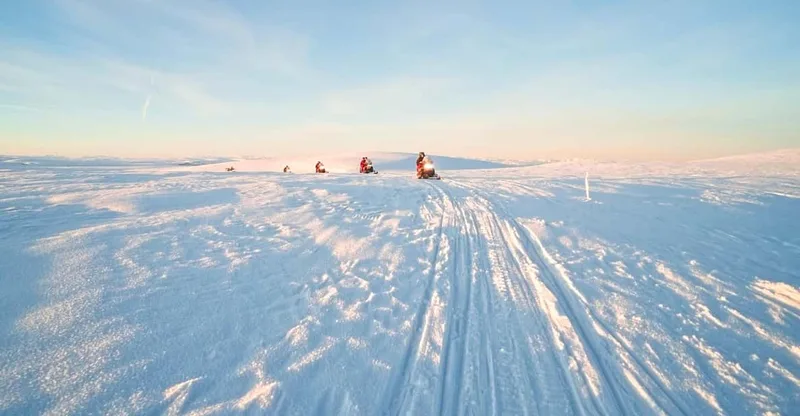 Snowmobiling & Ice Fishing Adventure — snowmobile tour in Alta