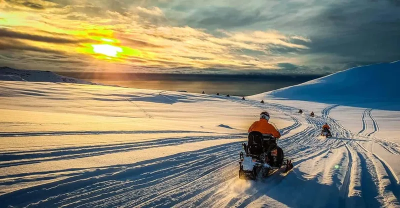 Snowmobiling on Eyjafjallajökull – The Summit of Adventure — snowmobile tour in Iceland