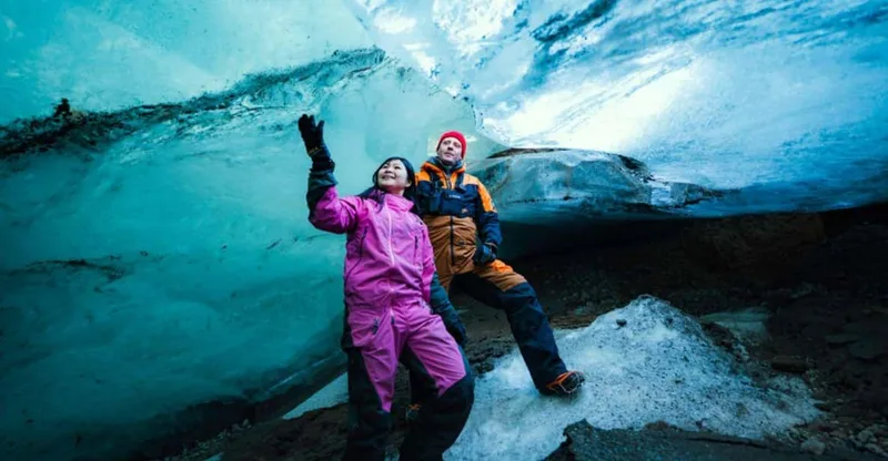 From Geysir: Snowmobiling & Ice Cave on Langjökull Glacier — snowmobile tour in Iceland