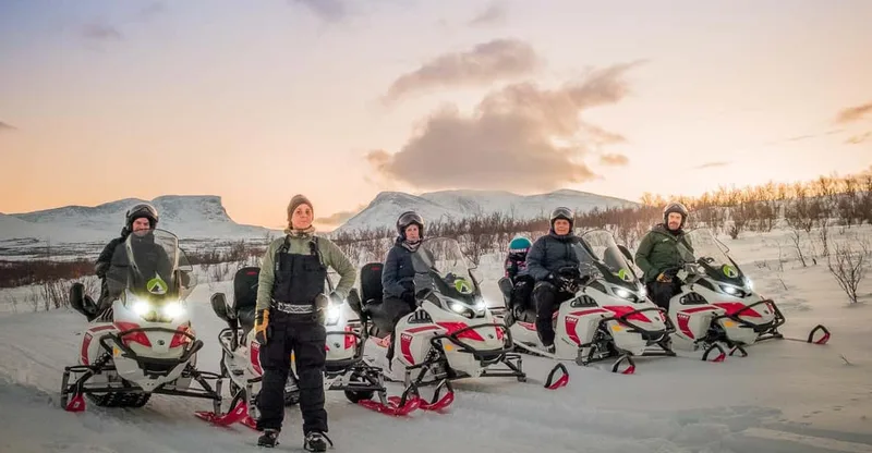 Abisko: Guided Electric Snowmobile Tour in Abisko National … — snowmobile tour in Kiruna