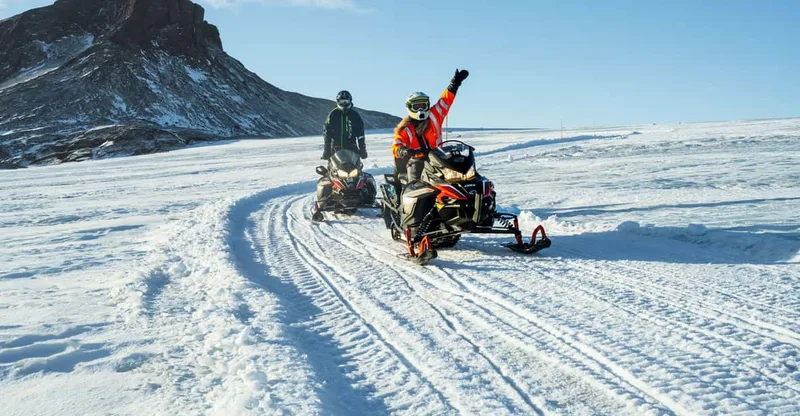 From Reykjavik: Golden Circle and Snowmobiling Tour — snowmobile tour in Reykjavik