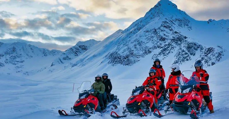 Lyngen Alps Guided Snowmobile Tour — snowmobile tour in Tromsø