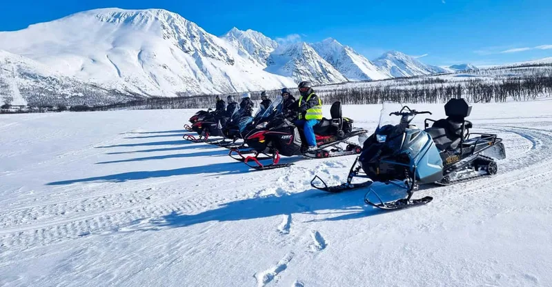 Snowmobile Tour & Aurora Crystal Lavvo Stay — snowmobile tour in Tromsø