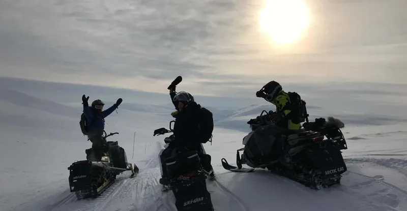 From Tromso: Arctic Wilderness Snowmobile Daytime Tour — snowmobile tour in Tromsø