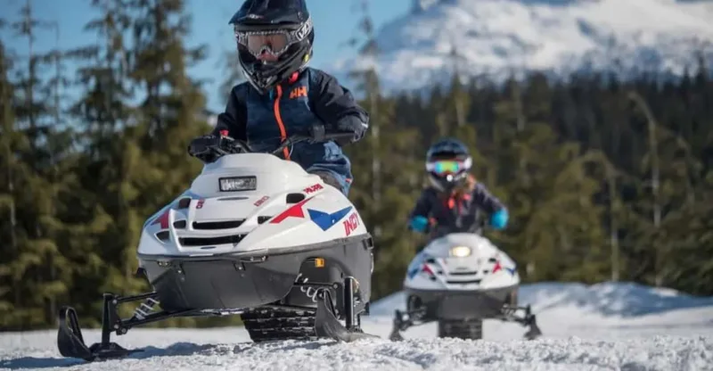 Family Snowmobile Adventure for Kids Ages 6-12 — snowmobile tour in Whistler